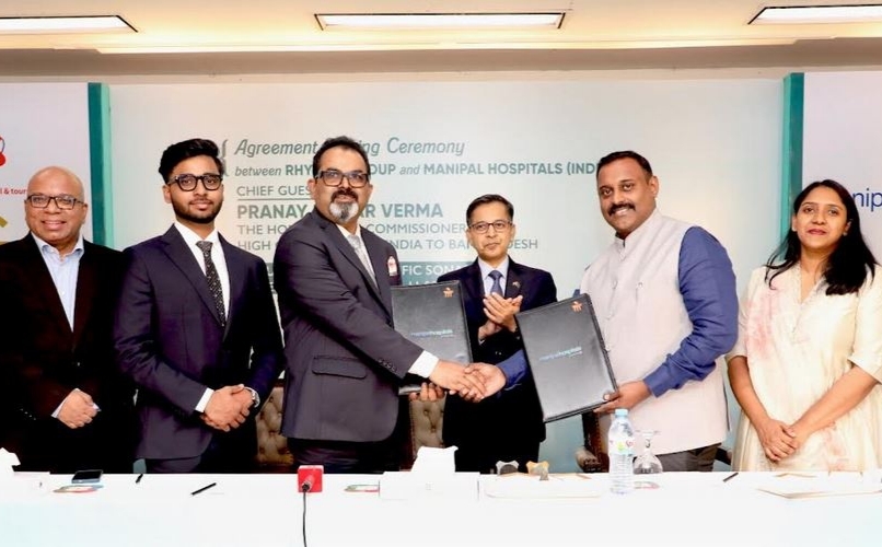 রিদম গ্রুপ এবং ভারতের মণিপাল হসপিটালের মধ্যে চুক্তি