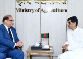 কৃষি মন্ত্রীর সাথে পাকিস্তান হাইকমিশনারের সৌজন্য সাক্ষাৎ