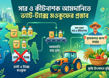 সার ও কীটনাশক আমদানিতে ভ্যাট-ট্যাক্স মওকুফের প্রস্তাব