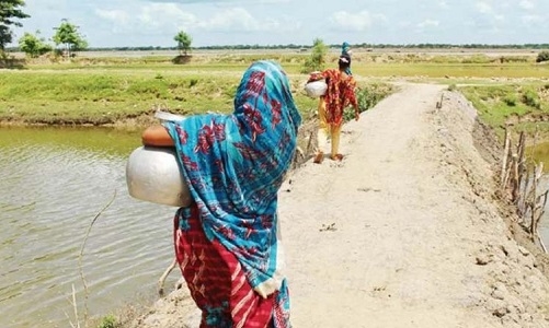 বরেন্দ্রভূমির আদিবাসীদের পানি সংকট