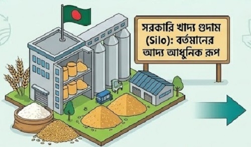 সরকারি খাদ্যশস্য ধারণক্ষমতা বেড়ে হবে সাড়ে ২৪ লাখ টন