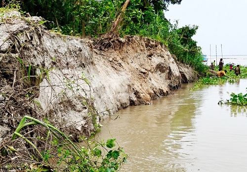 গাইবান্ধায় ৩ নদীর ভাঙনে বিলীন বিস্তীর্ণ জনপদ