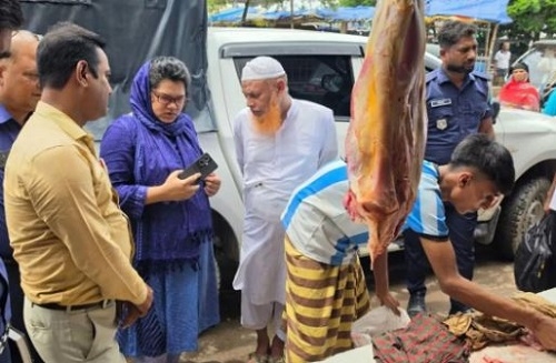 পচা গরুর মাংস বিক্রি: জরিমানা ৫০ হাজার