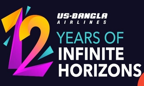 ইউএস-বাংলা এয়ারলাইন্সের একযুগ পূর্তি