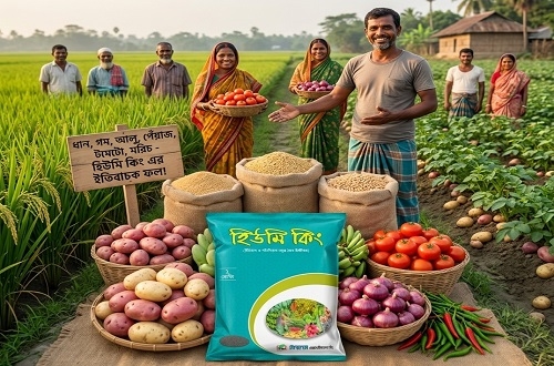 জমি ও ফসলের স্বাস্থ্য সুরক্ষায় ‘হিউমি কিং’