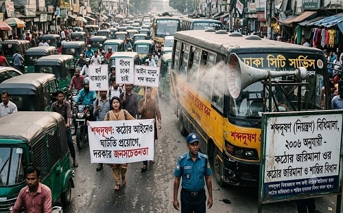শব্দদূষণ: কঠোর আইনেও ঘাটতি প্রয়োগে,দরকার জনসচেতনতা